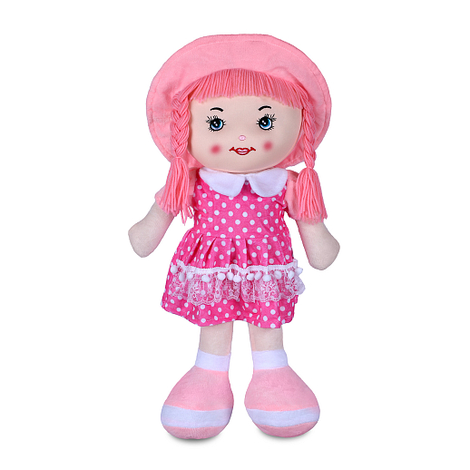 ТМ "Amore Bello" Кукла мягкая на бат., фразы на русском языке, стихотворение, песенка, 55 см, розовый 2, в/п в Джамбо Тойз