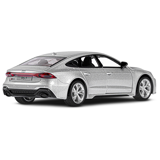 ТМ "Автопанорама" Машинка металл.1:35 Audi RS7 Sportback, серый, откр. двери и капот, свет, звук, инерция в/к 18*9*13,5 см в Джамбо Тойз #9