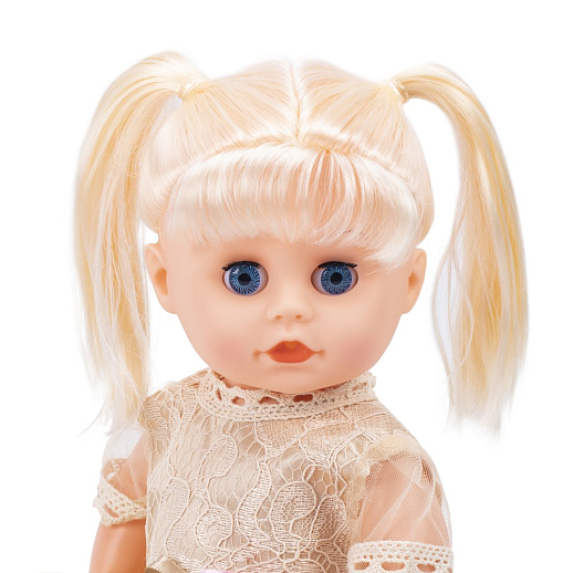 Кукла пупс с длинными волосами, на бат., 12 звук.эфф, в/к 24х9,5х34 см в Джамбо Тойз #8