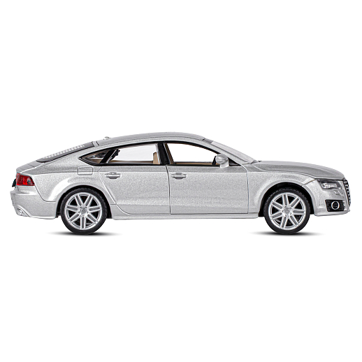 ТМ "Автопанорама" Машинка металлическая 1:32 Audi A7, серебряный, свет, звук, откр. двери, капот и багажник, инерция, в/к 17,5*13,5*9 см в Джамбо Тойз #8