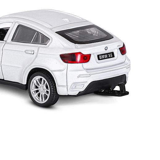 ТМ "Автопанорама" Машинка металлическая 1:43 BMW X6 c прицепом для перевозки лошадей, открываются двери, инерция, в/к 28*17,5*6,5 см в Джамбо Тойз #15