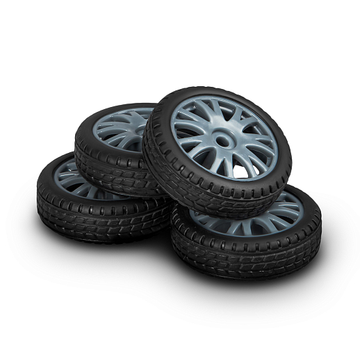Р/У Машина для дрифта с 3D подсветкой кузова,М1:24,2.4GHz,4WD,4 доп.колеса,конусы 6шт,с аккум.,цв.синий,в/к 20,7*12,2*12,8см в Джамбо Тойз #11