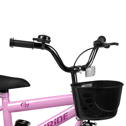 Велосипед двухколёсный CITYRIDE, модель CR-B2-07F51, колеса 12", рама сталь 0,75, колеса сталь, балансирные колеса, цвет розовый в Джамбо Тойз #3