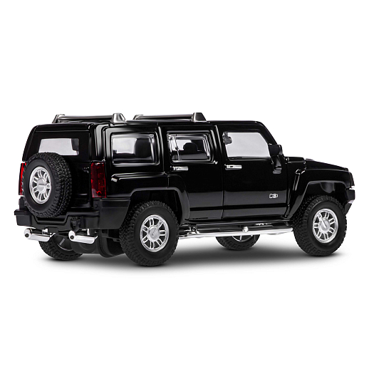 ТМ "Автопанорама" Машинка металлическая 1:32 Hummer H3, черный, свет, звук, откр. двери и багажник, инерция, в/к 17,5*13,5*9 см в Джамбо Тойз #10