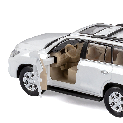 ТМ "Автопанорама" Машинка металлическая 1:32 Lexus LX570, белый, свет, звук, откр. двери и багажник, инерция, в/к 17,5*13,5*9 см в Джамбо Тойз #12