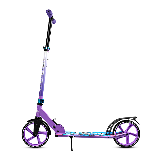 2хкол. самокат CITYRIDE 200, сталь 100%, грипсы 135мм TPR, колеса PU 200/200 мм. Розовый в Джамбо Тойз #6