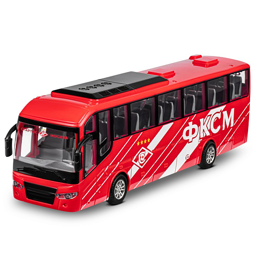 Р/У автобус Спартак, с аккум., цвет красный, в/к 40*12,5*13см в Джамбо Тойз #10
