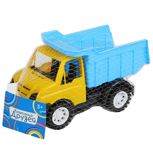 Машинка ТМ "Компания Друзей", Самосвал желто-голубой 23,3х12,7х10,6 см в Джамбо Тойз #4