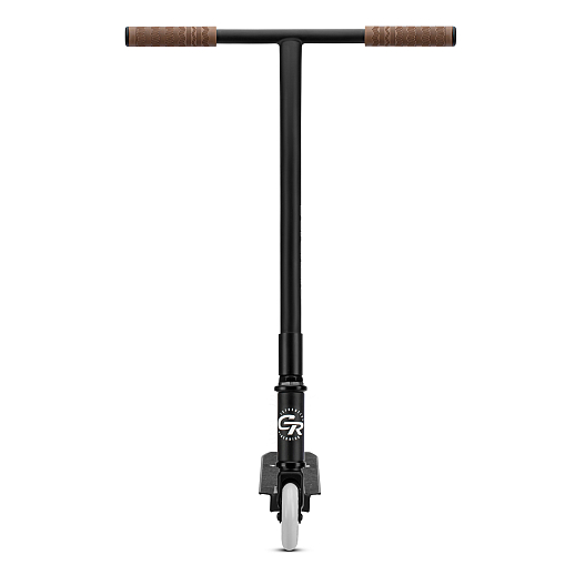Трюковый самокат CITYRIDE FIRST, T-bar сталь 50*52см, дека алюм.49*9,5см, колеса PU 86A 100мм, пластик диск,  вилка резьб., хомут 4б., цвет Черный в Джамбо Тойз #2