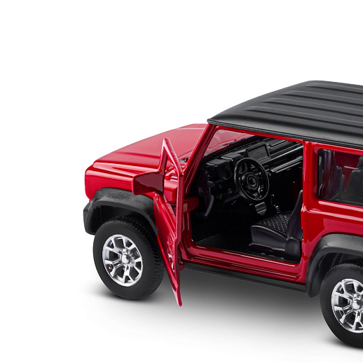 ТМ "Автопанорама" Машинка металлическая 1:32 Suzuki Jimny, красная, в/к в Джамбо Тойз #13