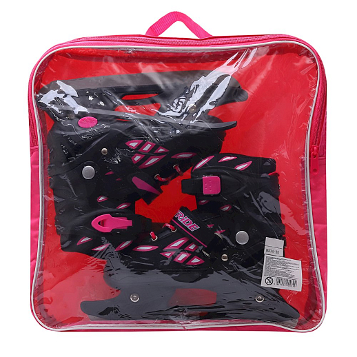 Детские раздвижные ледовые коньки, текстильный мысок, лезвие нержавеющая сталь, размер M (34-38) в н/сумке в Джамбо Тойз #6