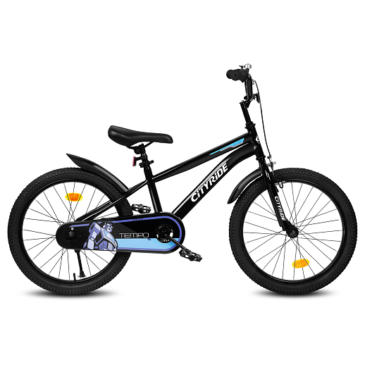 Велосипед двухколесный CITYRIDE, модель CR-B2-07J, колеса 20", рама сталь, обода сталь, цвет чёрный в Джамбо Тойз #3