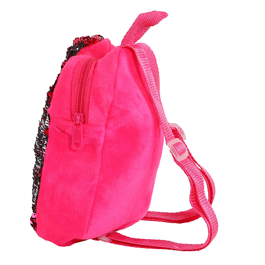 Рюкзачок детский для девочек с пайетками "Единорог",  в/п малинового цвета, 23*21*4 см в Джамбо Тойз #4