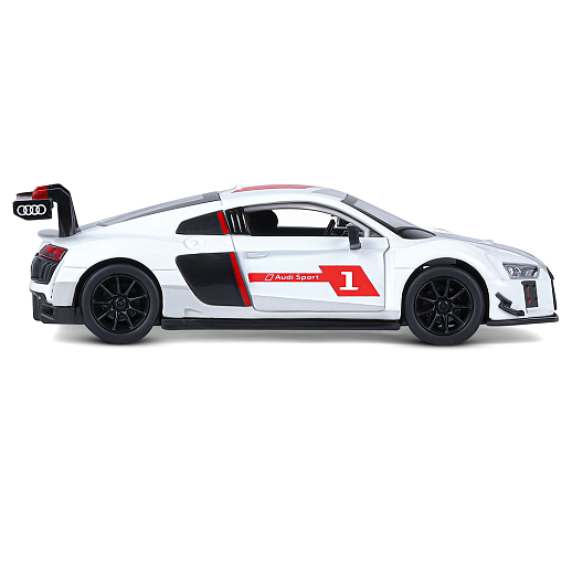 ТМ "Автопанорама" Машинка металлическая 1:32 AUDI R8, белый перламутр, свет, звук, откр. двери, инерция, в/к 17,5*13,5*9 см в Джамбо Тойз #7