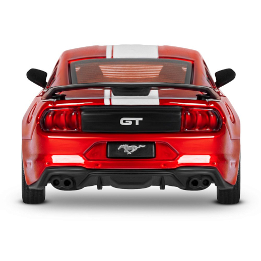 Машинка металлическая 1:43 Ford Mustang GT, красный, тюнинг, откр. двери, свободный ход колес, в/к 23,5*10*4 см в Джамбо Тойз #8