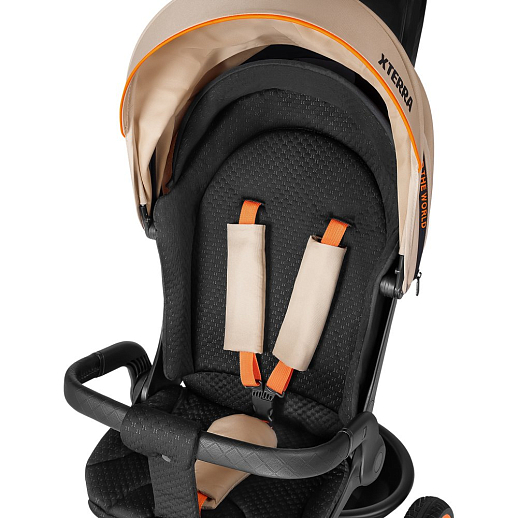 Трехколесные велосипед CITYRIDE, металл,  колеса PVC 12"/10", попрот. наколон. Сиденье с крышей,  род ручка, наклон руль, функц. фара, тормоз, корзинка в Джамбо Тойз #19