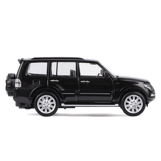 ТМ "Автопанорама" Машинка металлическая 1:33 Mitsubishi Pajero 4WD Turbo, черный, откр. двери, капот и багажник, свет, звук, инерция, в/к 19*9*7 см в Джамбо Тойз #8