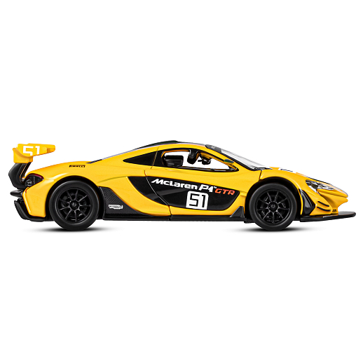 ТМ "Автопанорама" Машинка металлическая 1:31 Mclaren P1™ GTR, желтый, откр. двери, свет, звук, инерция,  в/к 17,5*12,5*6,5 см в Джамбо Тойз #8