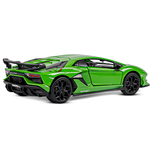 ТМ "Автопанорама" Машинка металлическая 1:32 Lamborghini SVJ, зеленый, откр. двери и багажник, свет, звук, инерция,  в/к 17,5*12,5*6,5 см в Джамбо Тойз #9