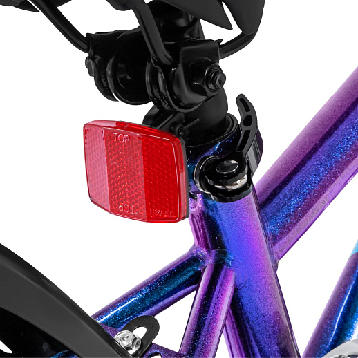 Велосипед CITYRIDE 16", модель CR-B2-07F41, рама сталь, обода алюминий, ножной тормоз, балансирные колёса, цвет синий хамелеон в Джамбо Тойз #5
