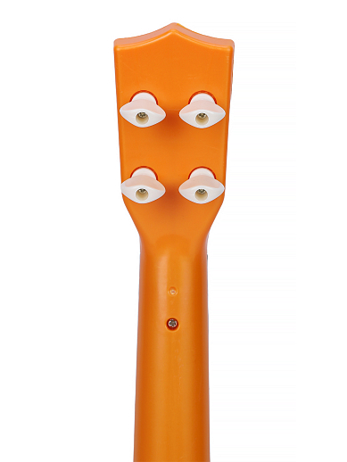 Детская четырехструнная гитара, пластик, цвет оранжевый, в/к 14,2х5,7х45,2 см в Джамбо Тойз #10
