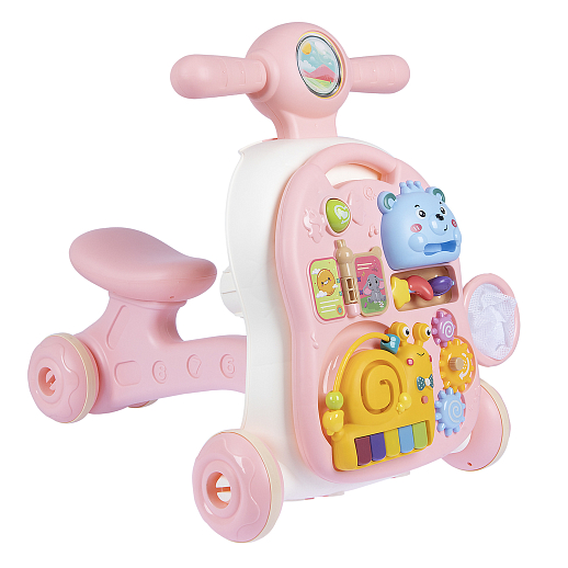 Ходунки, игровой центр, свет, звук, цвет розовый, в/к 36,5х21х45,5 см в Джамбо Тойз #30