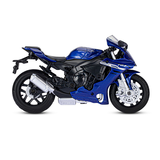 ТМ "Автопанорама" Мотоцикл металлический 1:18 YAMAHA YZF-R1, синий, свободный ход колес, в/к 9,2 х 4,5 х 14 см в Джамбо Тойз #6