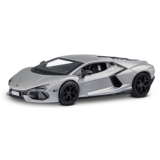 ТМ "Автопанорама" Машинка металл. 1:32 Lamborghini Revuelto, серый, инерция, откр. двери, в/к 17,5*12,5*6,5 см в Джамбо Тойз #2