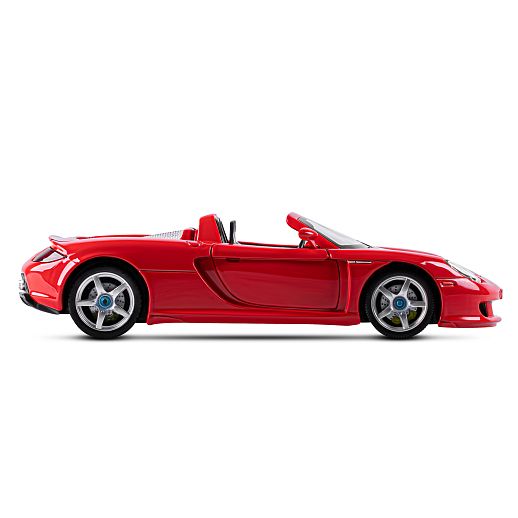 ТМ "Автопанорама" Машинка металлическая, 1:24, Porsche Carrera GT, красный, откр. двери, капот и багажник, свет, звук, свободный ход колес, в/к 24,5х12,5х10,5 см в Джамбо Тойз #8