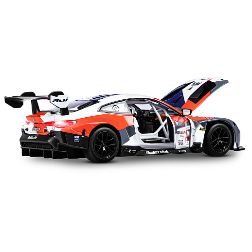 ТМ "Автопанорама" Машинка металлическая, 1:24 BMW M4 GT3, голубой, откр. двери и капот, свет, звук, свободный ход колес, в/к 24,5х12,5х10,5 см в Джамбо Тойз #17