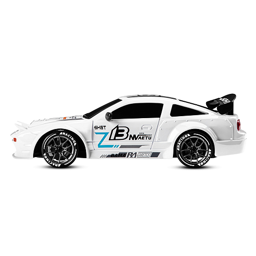 Р/у машинка для дрифта М1:24,2.4GHz,4WD,сменные шины 4шт., конусы 8шт.,свет,с аккум.,цвет белый,в/к 22,5*22,5*7,5см в Джамбо Тойз #3