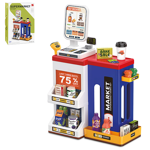 Игровой набор "Супермаркет",со звук.и свет.эффект.,в/к 28*14,5*42 см в Джамбо Тойз