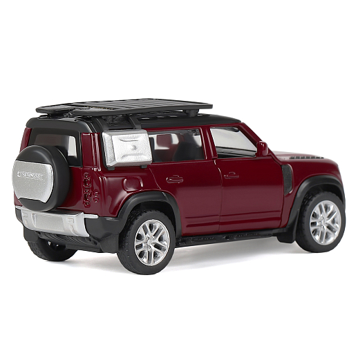 ТМ "Автопанорама" Машинка металлическая 1:43 2020 Land Rover Defender 110, красный, откр. двери, инерция, в/к 17,5*12,5*6,5 см в Джамбо Тойз #8