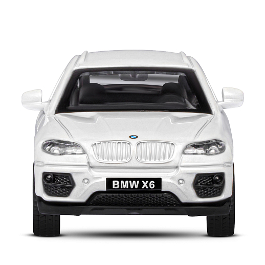 ТМ "Автопанорама" Машинка металлическая 1:43 BMW X6, белый, откр. двери, инерция, в/к 17,5*12,5*6,5 см в Джамбо Тойз #10