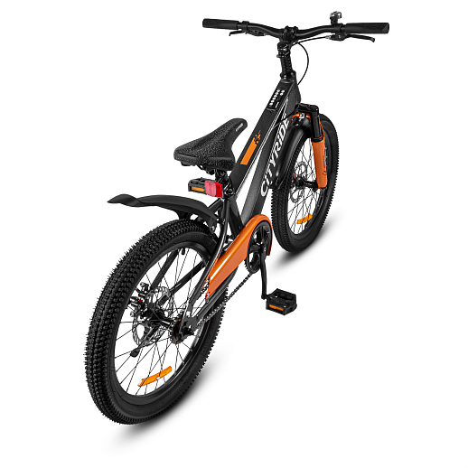 Двухколесный велосипед CITYRIDE, модель CR-B2-10, колеса 20 дюймов, рама сталь, дисковые механические тормоза, свет в раме, подножка, BT, цвет серый металлик в Джамбо Тойз #3