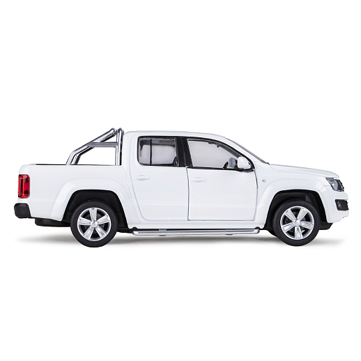 ТМ "Автопанорама" Машинка металлическая 1:30 Volkswagen Amarok, белый, свет, звук, откр. двери, капот и дверка багажника, инерция, в/к 20*10*11 см в Джамбо Тойз #9