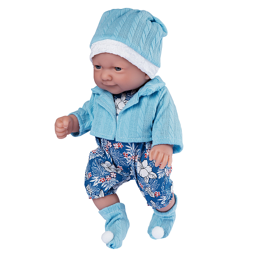 Пупс 25 см. в комбинезоне с кофточкой, в комплект. с бутылочкой,в/к 16*8,7*31 см в Джамбо Тойз #7