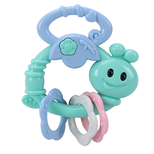 ТМ "Smart Baby" Набор  развивающих погремушек №3  3 шт ( Гантелька,  Улитка, Бегемот) в Джамбо Тойз #3