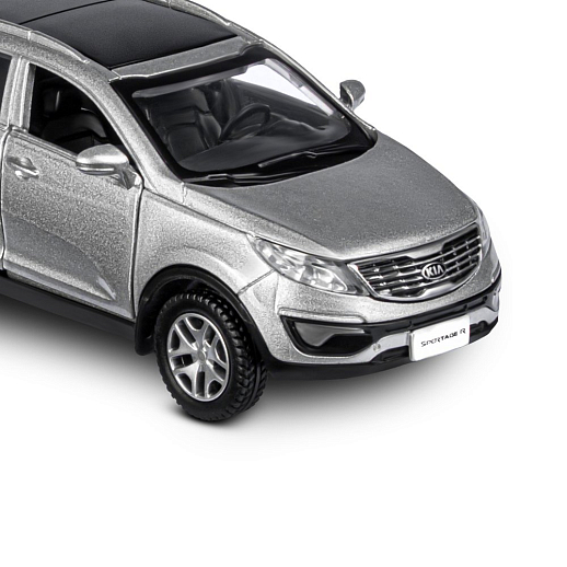 ТМ "Автопанорама" Машинка металлическая 1:39 KIA SPORTAGE R, серебряный, откр. двери, инерция, 17,5*12,5*6,5 см в Джамбо Тойз #14