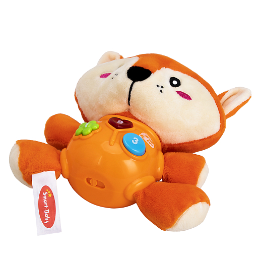 ТМ "Smart Baby" Развивающая мягкая игрушка "Лиса" 17 звуков природы , сказок, мелодий, потешек. Свет в Джамбо Тойз #3