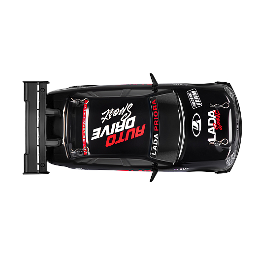 AUTODRIVE Р/У Машина для дрифта LADA Priora,1:24,2.4GHz,4WD,свет,с аккум, цвет черный, в/к 20,5*10,5*11,5см в Джамбо Тойз #10