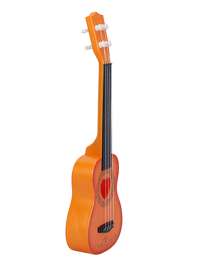 Детская четырехструнная гитара, пластик, цвет оранжевый, в/к 14,2х5,7х45,2 см в Джамбо Тойз #7
