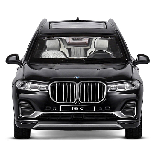 ТМ "Автопанорама" Машинка металлическая 1:32 BMW X7, черный, свет, звук, откр. четыре двери, капот и багажник, инерция, в/к 19*9*7 см в Джамбо Тойз #9