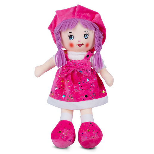 ТМ "Amore Bello" Кукла мягкая на бат., фразы на русском языке, стихотворение, песенка, 45 см, розовый 1,в/п в Джамбо Тойз