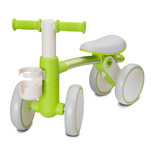 Беговел CITYRIDE, модель CR-BB-06, колеса EVA, алюминиевая рама, задняя ось сдвижная, цвет зелёный в Джамбо Тойз #4