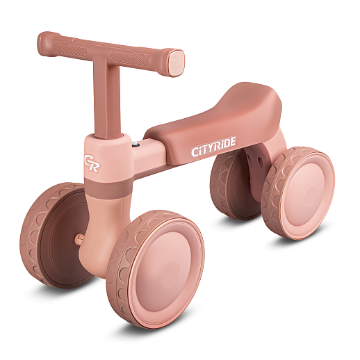 Беговел CITYRIDE, рама пластик, колеса пластик, музыка Шаинского, свет, розовый, в/к в Джамбо Тойз #3