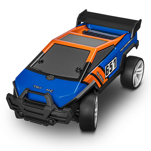 Р/у скоростная машина для дрифта,1:18,подсветка корпуса и днища, запасн. колеса, конусы 4шт.,цвет синий,с аккум, в/к 34*20,5*17,5см в Джамбо Тойз #4