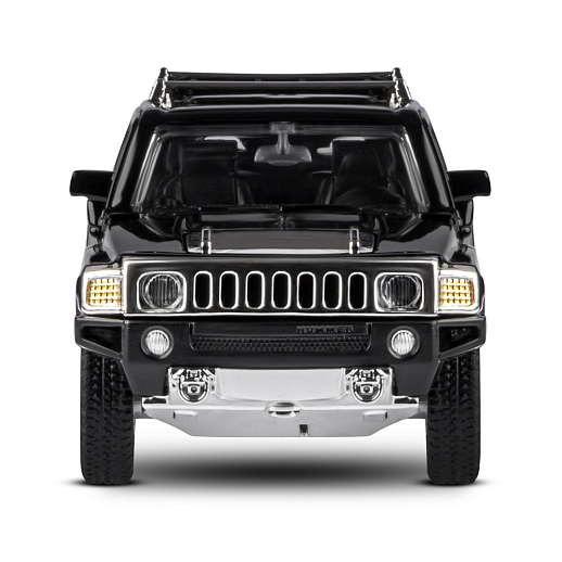 ТМ "Автопанорама" Машинка металлическая 1:32 Hummer H3, черный, свет, звук, откр. двери и багажник, инерция, в/к 17,5*13,5*9 см в Джамбо Тойз #11