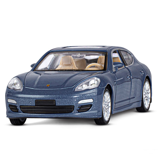 ТМ "Автопанорама" Машинка металлическая 1:32 Porsche Panamera S, синий, свет, звук, откр. двери, инерция, в/к 17,5*13,5*9 см в Джамбо Тойз #4