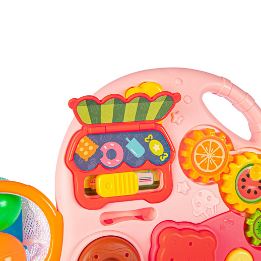 Ходунки 6 в 1: игровой столик,каталка с ручкой/без, со свет.и звук эффект., в/к 46,5*15*37 см в Джамбо Тойз #11